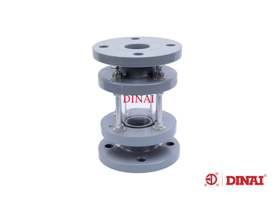 CPVC 플라스틱 시창 플랜지 연결 1/2" (D20mm) ~12" (D315mm) DIN/ANSI/JIS, DN15-DN300